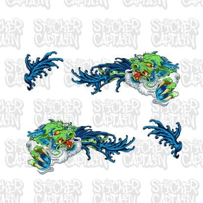 Dragon Wave Partial Vehicle Wrap Set - Image 3