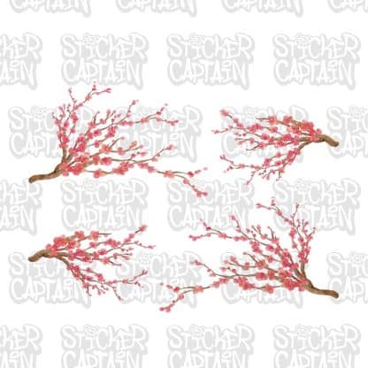 Sakura Blossom Partial Vehicle Wrap Set - Image 3