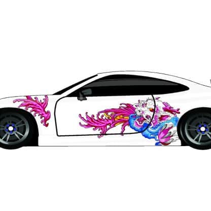 Dragon Wave Partial Vehicle Wrap Set - Image 5