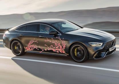 Sakura Blossom Partial Vehicle Wrap Set - Image 5